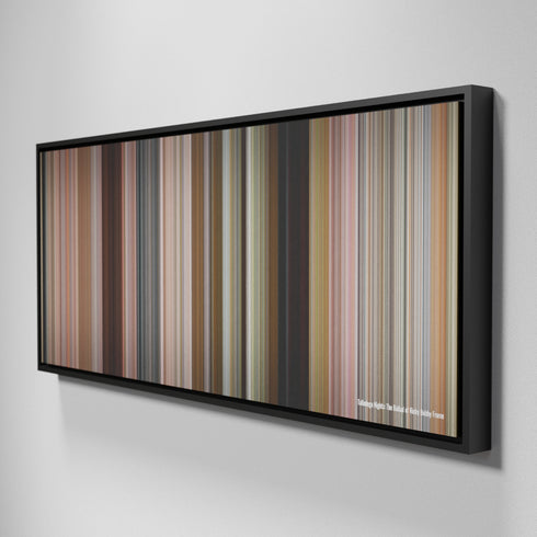 Side view of Framed Buff's of Talladega Nights: The Ballad of Ricky Bobby Frome on the wall