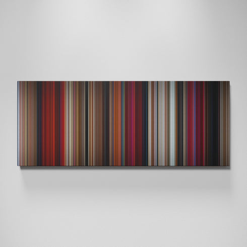 Saturday Night Fever movie canvas wall art - color palette print