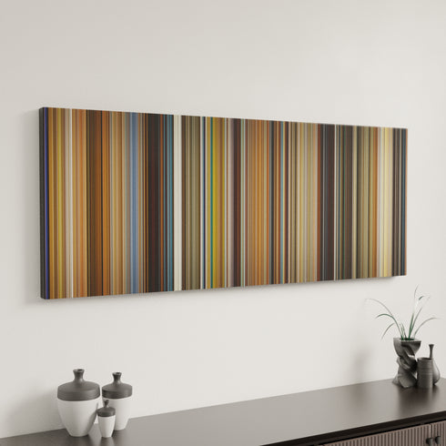 The Lovely Bones canvas art in modern interior - movie color palette