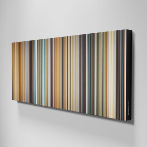 Side view of Buff's of The Lovely Bones Frome on the wall