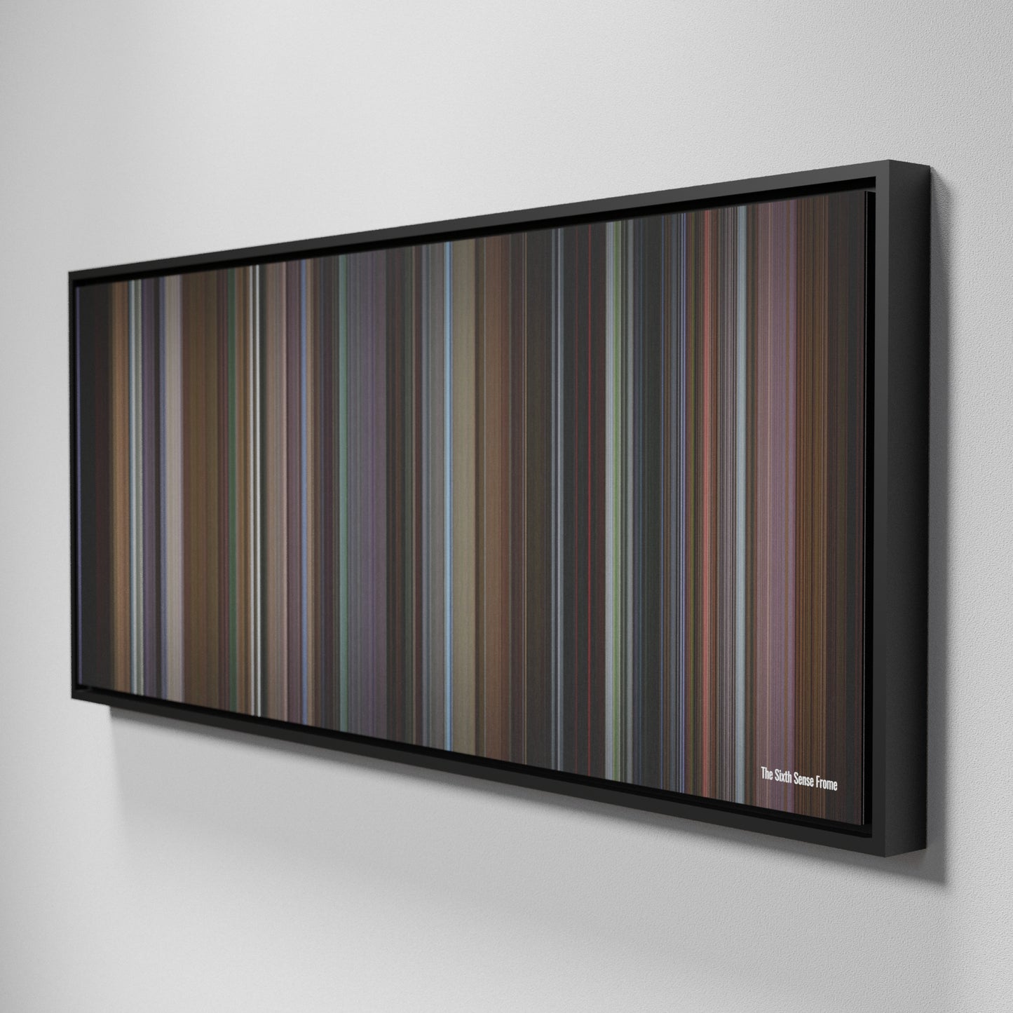 Side view of Framed Buff's of The Sixth Sense Frome on the wall