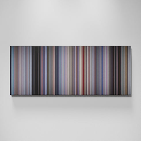 RoboCop movie canvas wall art - color palette print