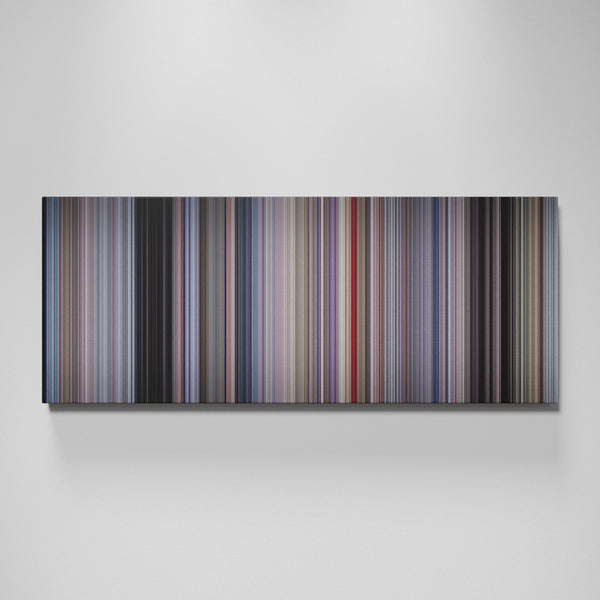 RoboCop movie canvas wall art - color palette print