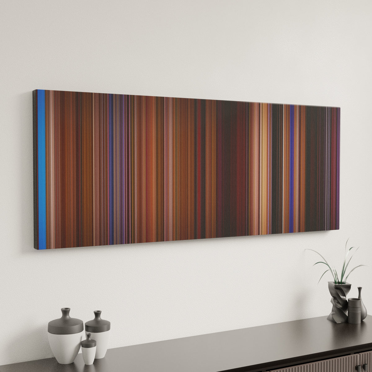 Twin Peaks: Fire Walk with Me canvas art in modern interior - movie color palette