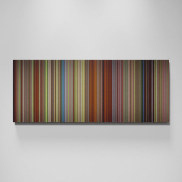Sense and Sensibility movie canvas wall art - color palette print