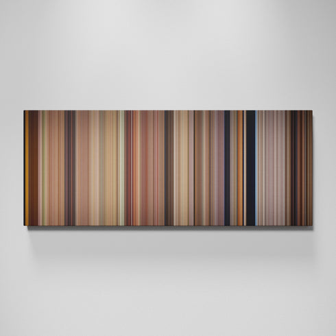 Father of the Bride movie canvas wall art - color palette print