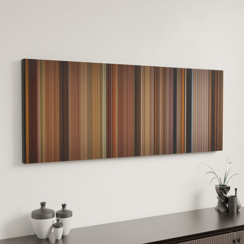 Father of the Bride canvas art in modern interior - movie color palette