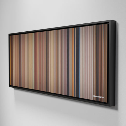 Side view of Framed Buff's of Father of the Bride Frome on the wall