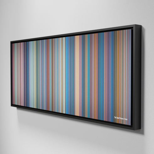 Side view of Framed Buff's of The Swan Princess Frome on the wall