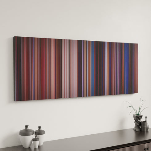 Mars Attacks! canvas art in modern interior - movie color palette