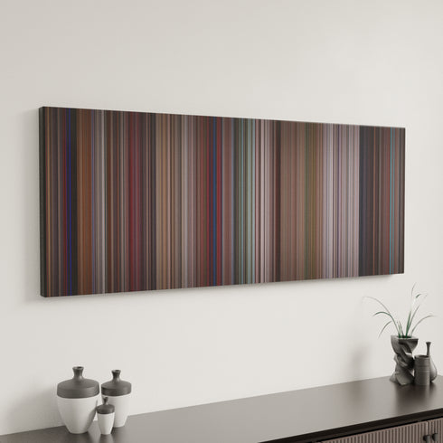 Live and Let Die canvas art in modern interior - movie color palette