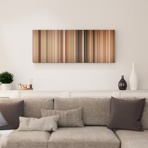 Hot Rod canvas print in living room - film wall decor
