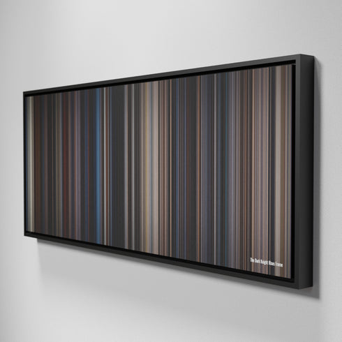 Side view of Framed Buff's of The Dark Knight Rises Frome on the wall