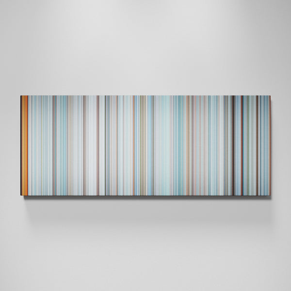 The Endless Summer movie canvas wall art - color palette print