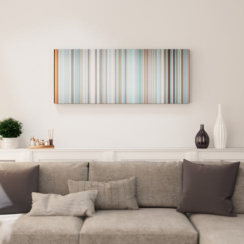 The Endless Summer canvas print in living room - film wall decor