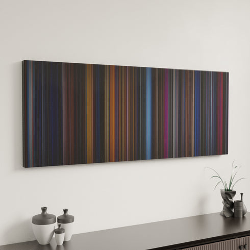 Repo! The Genetic Opera canvas art in modern interior - movie color palette