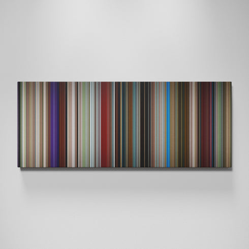 After movie canvas wall art - color palette print