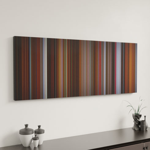 Rounders canvas art in modern interior - movie color palette