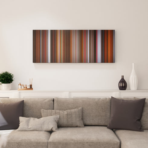 Rounders canvas print in living room - film wall decor