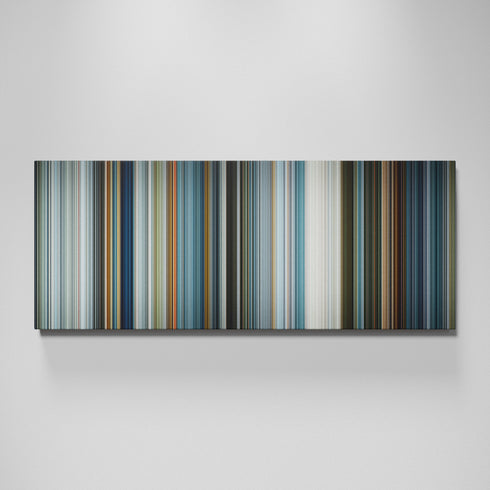 Oblivion movie canvas wall art - color palette print