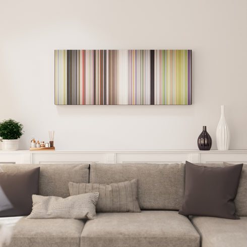 Living room interior with Yellow Submarine Frome on the wall