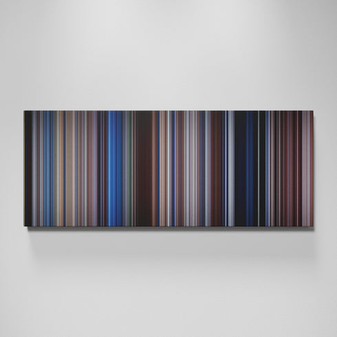 The Bodyguard movie canvas wall art - color palette print