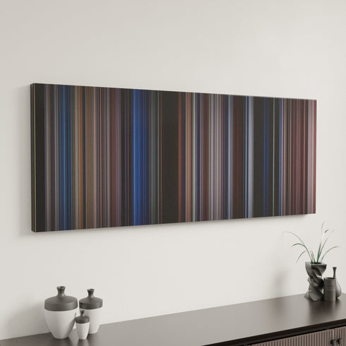 The Bodyguard canvas art in modern interior - movie color palette