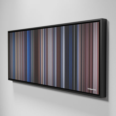 Side view of Framed Buff's of The Bodyguard Frome on the wall