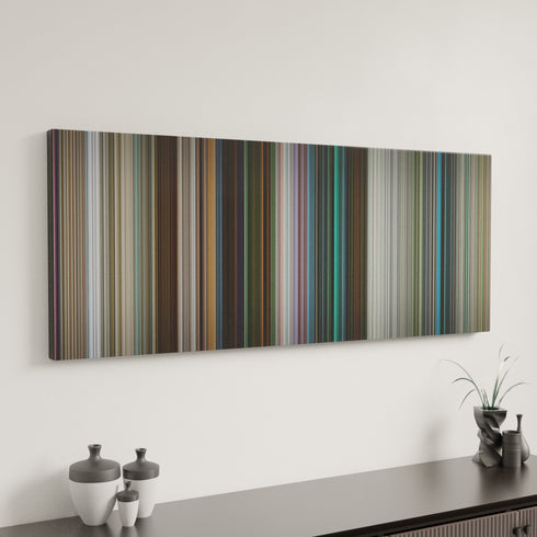 How to Train Your Dragon 2 canvas art in modern interior - movie color palette