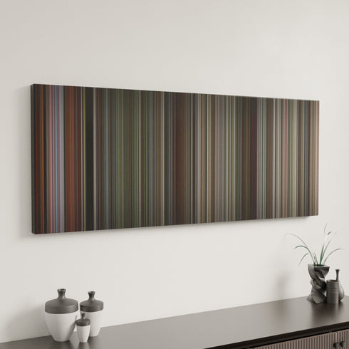 Smokey and the Bandit canvas art in modern interior - movie color palette