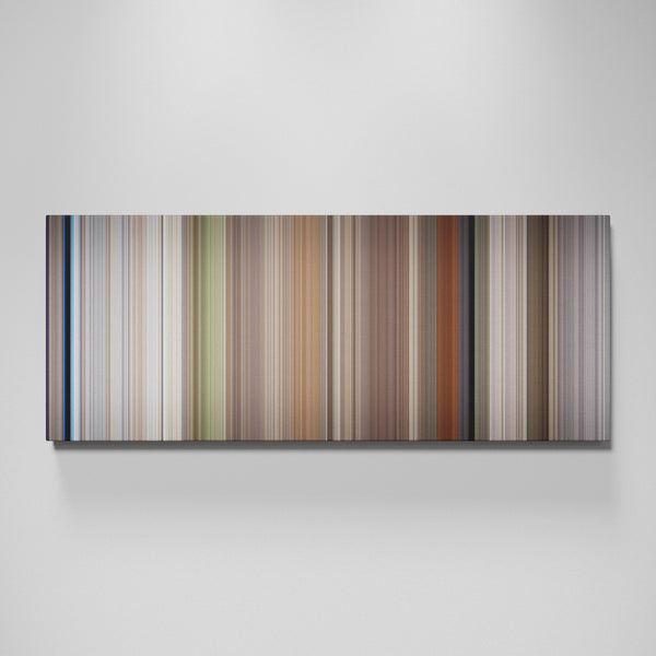 Planet of the Apes movie canvas wall art - color palette print