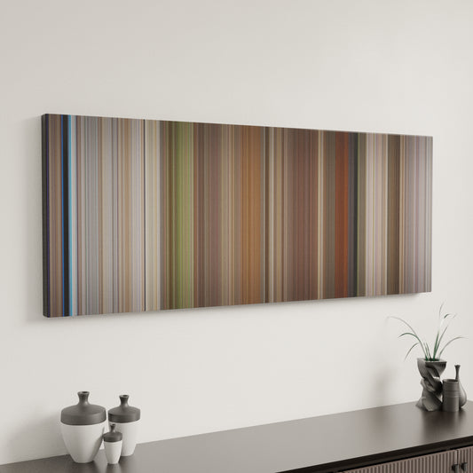 Minimal interior design with Planet of the Apes Frome on the wall