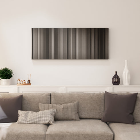 It's A Wonderful Life canvas print in living room - film wall decor