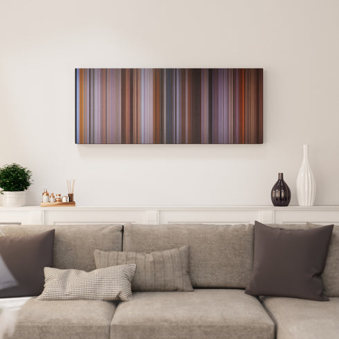 While You Were Sleeping canvas print in living room - film wall decor