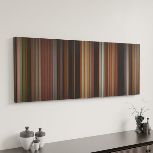 Once canvas art in modern interior - movie color palette
