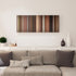 Once canvas print in living room - film wall decor