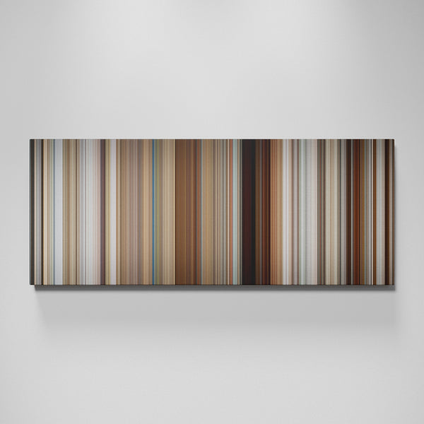 Stranger Than Fiction movie canvas wall art - color palette print