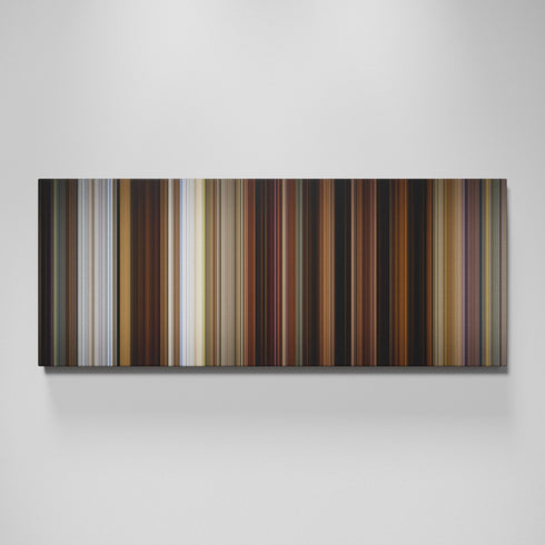 The O.C.: Pilot movie canvas wall art - color palette print