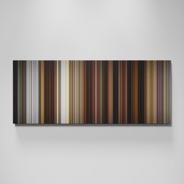 The O.C.: Pilot movie canvas wall art - color palette print