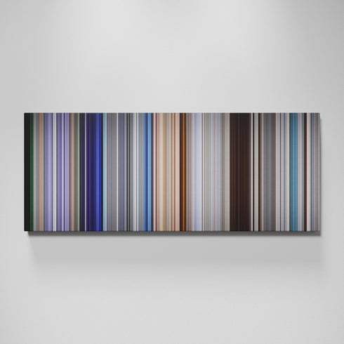 Solaris movie canvas wall art - color palette print