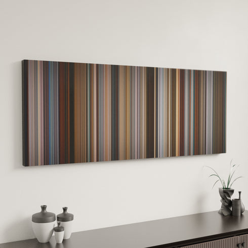 Phantom Thread canvas art in modern interior - movie color palette