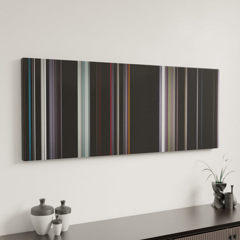 Under the Skin canvas art in modern interior - movie color palette