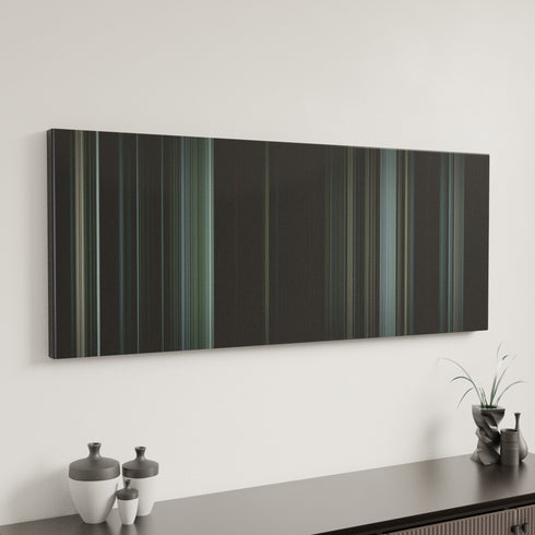 The Witch canvas art in modern interior - movie color palette