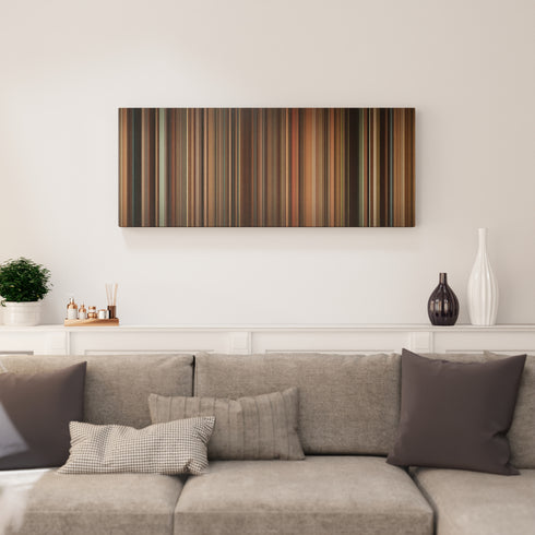 Eat Pray Love canvas print in living room - film wall decor