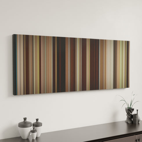 Emma. canvas art in modern interior - movie color palette