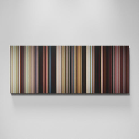 The Karate Kid movie canvas wall art - color palette print