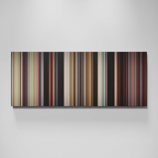 The Karate Kid movie canvas wall art - color palette print