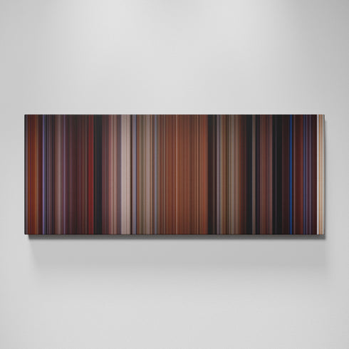 Home for the Holidays movie canvas wall art - color palette print