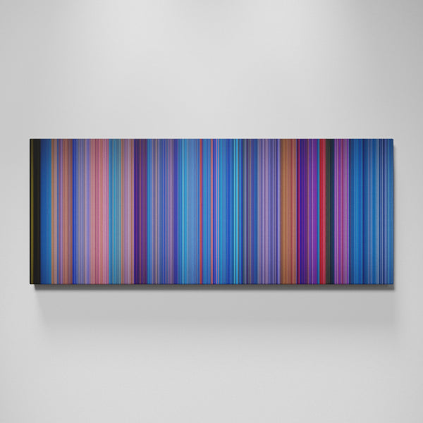 Cats movie canvas wall art - color palette print