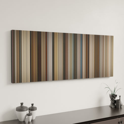 Ford v Ferrari canvas art in modern interior - movie color palette